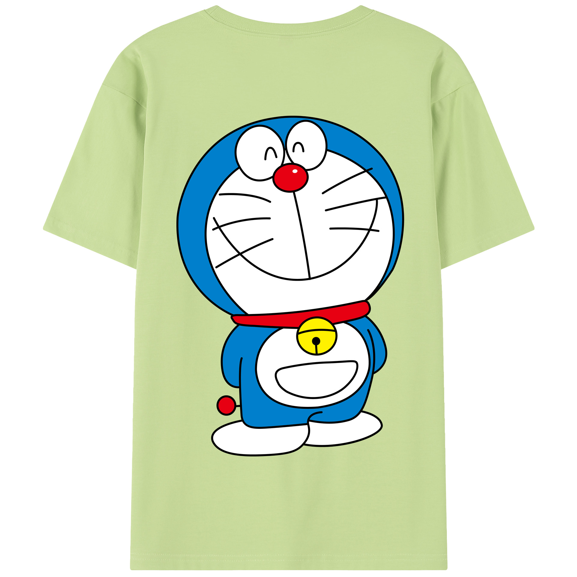 （画像用） ドラえもん Doraemon 綿100％半袖Tシャツ（背面プリント）